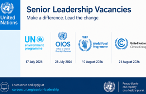 United Nations Opens Applications for Senior Leadership Vacancies Across UNEP, WFP, UNFCCC and OIOS for 2026 united-nations-opens-applications-for-senior-leadership-vacancies-across-unep,-wfp,-unfccc-and-oios-for-2026