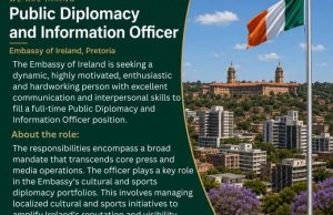 Embassy of Ireland in Pretoria Hiring Public Diplomacy and Information Officer – Applications Open Until 31 July 2026 embassy-of-ireland-in-pretoria-hiring-public-diplomacy-and-information-officer-–-applications-open-until-31-july-2026