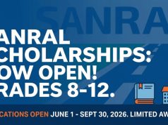 Apply Now for the SANRAL Scholarship Programme – Apply By 30 September 2026 apply-now-for-the-sanral-scholarship-programme-–-apply-by-30-september-2026