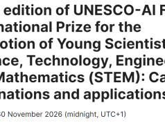 UNESCO Opens Nominations for 2026 Al Fozan International Prize Supporting Young Scientists in STEM unesco-opens-nominations-for-2026-al-fozan-international-prize-supporting-young-scientists-in-stem
