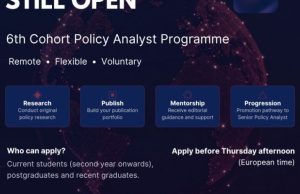 CISES Opens Applications for 6th Cohort of Volunteer Policy Analysts cises-opens-applications-for-6th-cohort-of-volunteer-policy-analysts