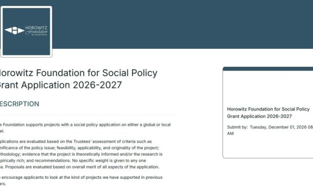 horowitz-foundation-opens-applications-for-2026–2027-social-policy-research-grants horowitz-foundation-opens-applications-for-2026–2027-social-policy-research-grants