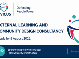 civicus-invites-applications-for-external-learning-and-community-design-consultancy-to-strengthen-global-werise-movement-–-apply-by-5-august-2026