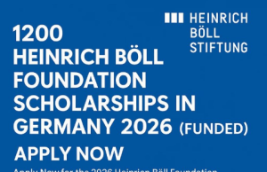 Study in Germany: 2026 Heinrich Böll Foundation Scholarship 2026 (Fully Funded) study-in-germany:-2026-heinrich-boll-foundation-scholarship-2026-(fully-funded)