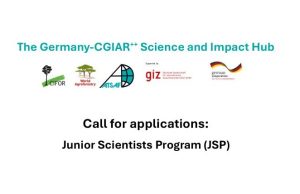 Germany-CGIAR++ Science & Impact Hub Junior Scientists Program (JSP) 2026 germany-cgiar++-science-&-impact-hub-junior-scientists-program-(jsp)-2026