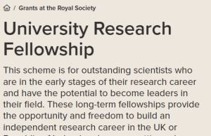 Royal Society Research Fellowship 2027: £1.9 Million Funding Opportunity for Early Career Scientists royal-society-research-fellowship-2027:-1.9-million-funding-opportunity-for-early-career-scientists