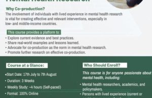 Enroll for the Free Global Online Course for on Co-Production in Mental Health Research, Offered by the SUCCEED Africa Project 2026 enroll-for-the-free-global-online-course-for-on-co-production-in-mental-health-research,-offered-by-the-succeed-africa-project-2026