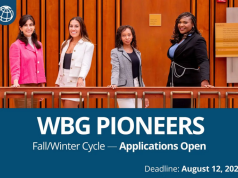 World Bank Group (WBG) Pioneers Program 2026 world-bank-group-(wbg)-pioneers-program-2026