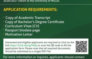 McCall MacBain Scholarship 2026/2027 Applications Now Open for Eligible Students mccall-macbain-scholarship-2026/2027-applications-now-open-for-eligible-students