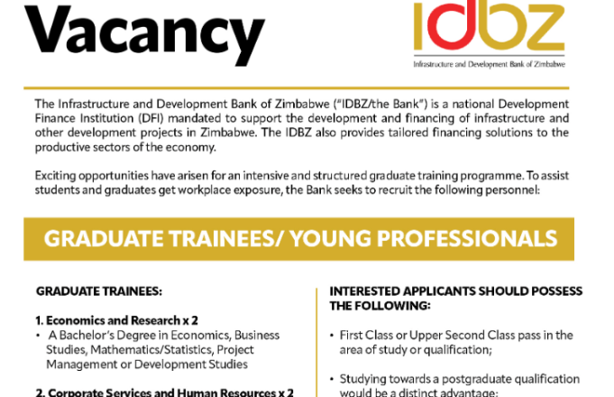calling-young-zimbabweans!!-infrastructure-and-development-bank-of-zimbabwe-opens-applications-for-graduate-trainees-and-young-professionals-programme-2026 calling-young-zimbabweans!!-infrastructure-and-development-bank-of-zimbabwe-opens-applications-for-graduate-trainees-and-young-professionals-programme-2026