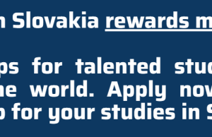 Slovakia Opens €15,000 Scholarships for International Students: Applications for 2026/27 Close on 31 July slovakia-opens-e15,000-scholarships-for-international-students:-applications-for-2026/27-close-on-31-july