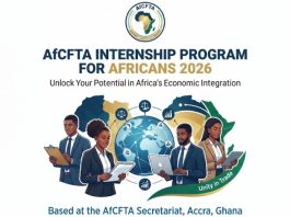 AfCFTA Internship Program for Africans 2026: Apply by 07 August 2026 afcfta-internship-program-for-africans-2026:-apply-by-07-august-2026