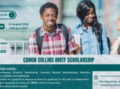 Canon Collins-Ros Moger and Terry Furlong (RMTF) Postgraduate Scholarship 2027 for Southern African Students: Fully Funded, Apply Now canon-collins-ros-moger-and-terry-furlong-(rmtf)-postgraduate-scholarship-2027-for-southern-african-students:-fully-funded,-apply-now