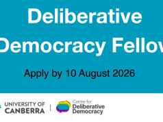 University of Canberra Deliberative Democracy Fellow 2026: Early Career Research Fellowship in Australia university-of-canberra-deliberative-democracy-fellow-2026:-early-career-research-fellowship-in-australia