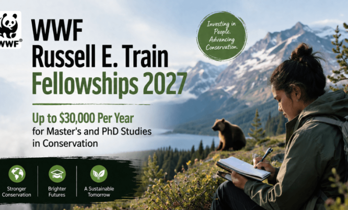 wwf-russell-e.-train-fellowships-2027:-up-to-$30,000-per-year-for-master’s-and-phd-studies-in-conservation