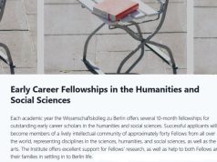 Wissenschaftskolleg zu Berlin Opens Applications for 2026 Early Career Fellowships in Humanities, Social Sciences, Life and Natural Sciences wissenschaftskolleg-zu-berlin-opens-applications-for-2026-early-career-fellowships-in-humanities,-social-sciences,-life-and-natural-sciences