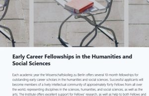 Wissenschaftskolleg zu Berlin Opens Applications for 2026 Early Career Fellowships in Humanities, Social Sciences, Life and Natural Sciences wissenschaftskolleg-zu-berlin-opens-applications-for-2026-early-career-fellowships-in-humanities,-social-sciences,-life-and-natural-sciences
