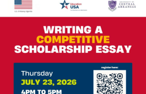 American Center Kampala to Host Free Information Session on Writing Competitive Scholarship Essays – Event Date 23 July 2026 american-center-kampala-to-host-free-information-session-on-writing-competitive-scholarship-essays-–-event-date-23-july-2026