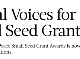 Global Voices for Peace Small Seed Grants Program: AFSC Opens Small Seed Grants Up to $15,000 for Grassroots Peace and Democracy Initiatives global-voices-for-peace-small-seed-grants-program:-afsc-opens-small-seed-grants-up-to-$15,000-for-grassroots-peace-and-democracy-initiatives
