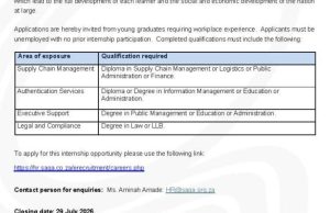 SAQA Opens 2-Year Graduate Internships in South Africa: Opportunities Available for Unemployed Graduates saqa-opens-2-year-graduate-internships-in-south-africa:-opportunities-available-for-unemployed-graduates