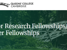 Queens’ College Cambridge Opens Junior Research Fellowships 2027 in Archaeological Science and Development Studies queens’-college-cambridge-opens-junior-research-fellowships-2027-in-archaeological-science-and-development-studies