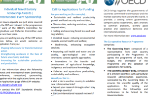 OECD Co-operative Research Programme (CRP) Sustainable Agricultural and Food Systems 2027: International Research Fellowships and Conference Funding Opportunities oecd-co-operative-research-programme-(crp)-sustainable-agricultural-and-food-systems-2027:-international-research-fellowships-and-conference-funding-opportunities