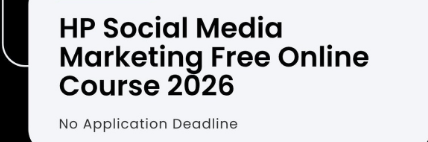 free-hp-life-social-media-marketing-course-2026:-earn-a-certificate-in-under-one-hour free-hp-life-social-media-marketing-course-2026:-earn-a-certificate-in-under-one-hour