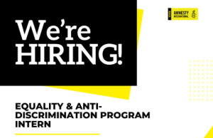 Amnesty Kenya Opens Applications for Equality & Anti-Discrimination Program Internship 2026 amnesty-kenya-opens-applications-for-equality-&-anti-discrimination-program-internship-2026