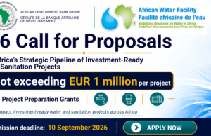 African Water Facility Opens 2026 Call for Proposals to Boost Africa’s Water and Sanitation Investment Pipeline african-water-facility-opens-2026-call-for-proposals-to-boost-africa’s-water-and-sanitation-investment-pipeline