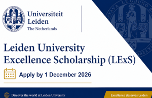 Leiden University Excellence Scholarship (LExS) 2027: Applications Open for International Master’s Students (Apply by 1 December 2026) leiden-university-excellence-scholarship-(lexs)-2027:-applications-open-for-international-master’s-students-(apply-by-1-december-2026)