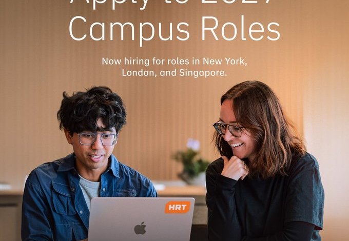 call-for-applications:-hudson-river-trading-(hrt)-2027-internships-and-new-graduate-roles call-for-applications:-hudson-river-trading-(hrt)-2027-internships-and-new-graduate-roles