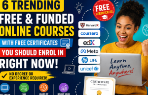 6 Trending Free & Funded Online Courses with Free Certificates You Should Enrol in Right Now: No Degree or Experience Required! 6-trending-free-&-funded-online-courses-with-free-certificates-you-should-enrol-in-right-now:-no-degree-or-experience-required!
