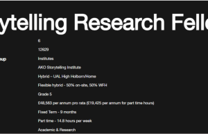 UAL AKO Storytelling Research Fellowship 2026–2027: Paid 9-Month Fellowship for Researchers Exploring Pop Culture and Social Change ual-ako-storytelling-research-fellowship-2026–2027:-paid-9-month-fellowship-for-researchers-exploring-pop-culture-and-social-change
