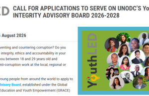 Join UNODC YouthLED Integrity Advisory Board 2026–2028: Applications Open for Young People Worldwide join-unodc-youthled-integrity-advisory-board-2026–2028:-applications-open-for-young-people-worldwide