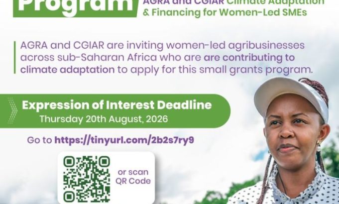 agra-and-cgiar-climate-adaptation-&-financing-programme-opens-for-women-led-agribusinesses-in-sub-saharan-africa agra-and-cgiar-climate-adaptation-&-financing-programme-opens-for-women-led-agribusinesses-in-sub-saharan-africa