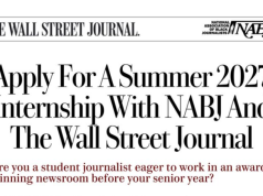 NABJ-Wall Street Journal Internship 2027 nabj-wall-street-journal-internship-2027