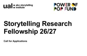 AKO UAL Storytelling Research Fellowship 2026/2027 ako-ual-storytelling-research-fellowship-2026/2027
