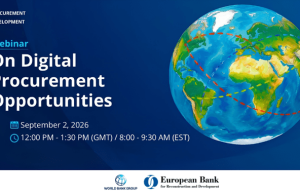 World Bank to Host Digital Procurement Webinar for Industry Suppliers on September 2, 2026 world-bank-to-host-digital-procurement-webinar-for-industry-suppliers-on-september-2,-2026