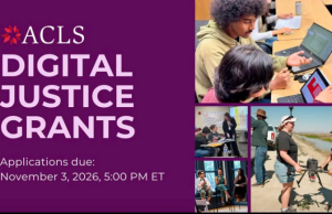 ACLS Digital Justice Seed and Development Grants 2026-2027 acls-digital-justice-seed-and-development-grants-2026-2027