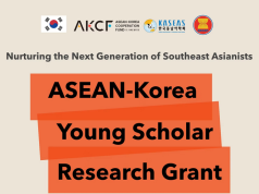 ASEAN-Korea Young Scholar Research Grant (YSRG) 2026 asean-korea-young-scholar-research-grant-(ysrg)-2026