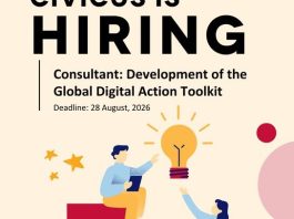 CIVICUS Seeks Consultant to Develop Global Digital Action Toolkit – Apply By 28 August 2026 civicus-seeks-consultant-to-develop-global-digital-action-toolkit-–-apply-by-28-august-2026