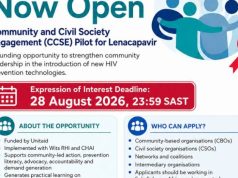 Apply for the Community and Civil Society Engagement Pilot for Lenacapavir with Up to US$200,000 Available: Organisations in Sub-Saharan Africa invited to Apply apply-for-the-community-and-civil-society-engagement-pilot-for-lenacapavir-with-up-to-us$200,000-available:-organisations-in-sub-saharan-africa-invited-to-apply