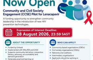 Apply for the Community and Civil Society Engagement Pilot for Lenacapavir with Up to US$200,000 Available: Organisations in Sub-Saharan Africa invited to Apply apply-for-the-community-and-civil-society-engagement-pilot-for-lenacapavir-with-up-to-us$200,000-available:-organisations-in-sub-saharan-africa-invited-to-apply