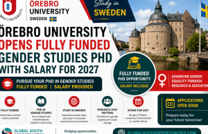 Study in Sweden: Örebro University Opens Fully Funded Gender Studies PhD with Salary for 2027 study-in-sweden:-orebro-university-opens-fully-funded-gender-studies-phd-with-salary-for-2027