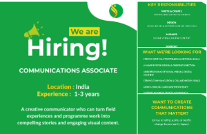 Healing Fields Foundation Hiring Communications Associate in India: Apply by August 30, 2026 healing-fields-foundation-hiring-communications-associate-in-india:-apply-by-august-30,-2026