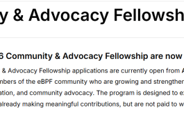 ebpf-community-&-advocacy-fellowship-2026:-earn-$1,500-monthly-to-build-open-source-resources-and-grow-the-global-ebpf-community