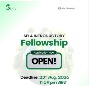 sela-fellowship-2026:-empower-africa’s-next-generation-of-sustainability-leaders-with-skills,-mentorship,-networks-and-practical-impact-opportunities sela-fellowship-2026:-empower-africa’s-next-generation-of-sustainability-leaders-with-skills,-mentorship,-networks-and-practical-impact-opportunities