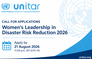 UNITAR Women’s Leadership in Disaster Risk Reduction Training Programme 2026 unitar-women’s-leadership-in-disaster-risk-reduction-training-programme-2026