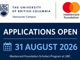 mastercard-foundation-scholars-program-at-ubc-2027:-applications-open-on-31-august-2026