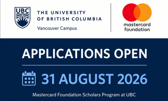 mastercard-foundation-scholars-program-at-ubc-2027:-applications-open-on-31-august-2026